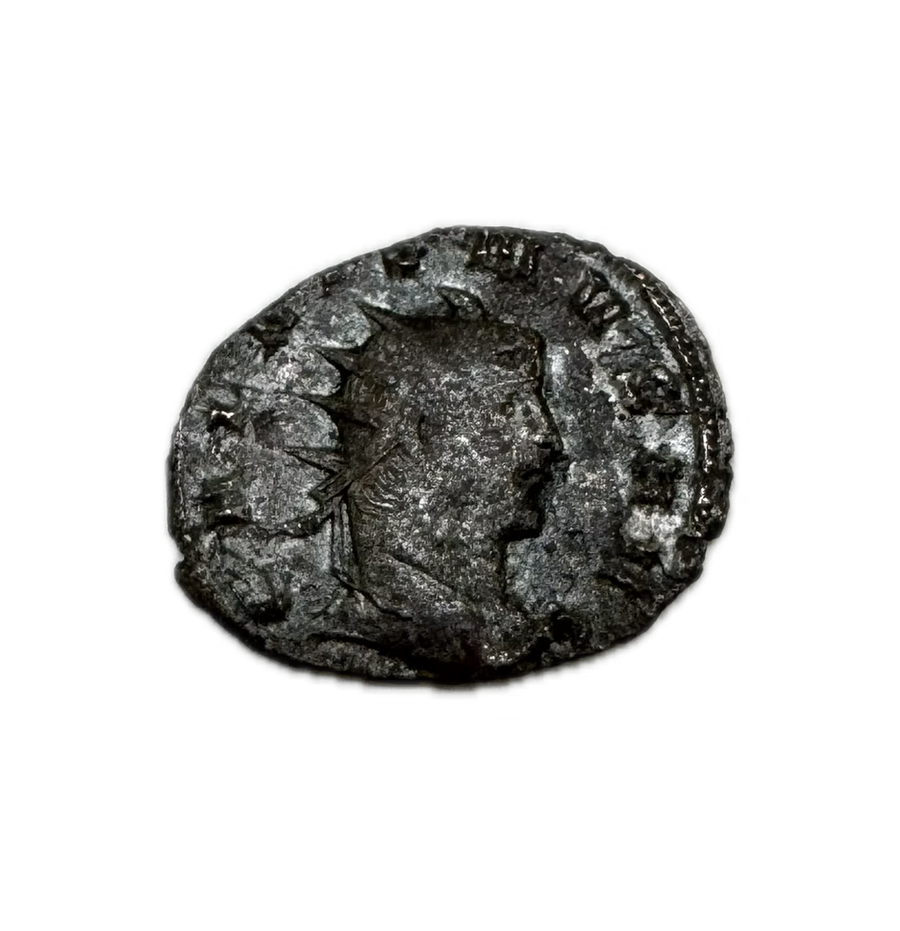 Silvered Roman Coin of Gallienus (256–257 AD) – Readable Detail