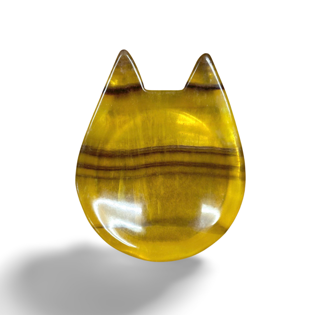 Fluorite Cat Bowl