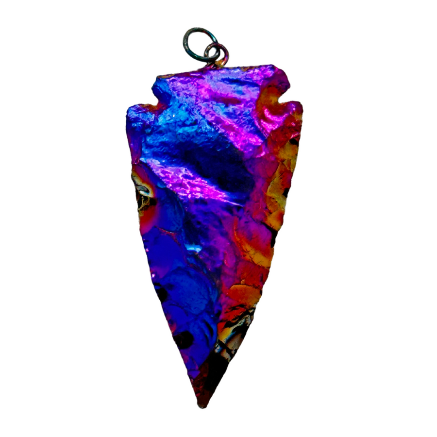 Rainbow Arrowhead Pendant