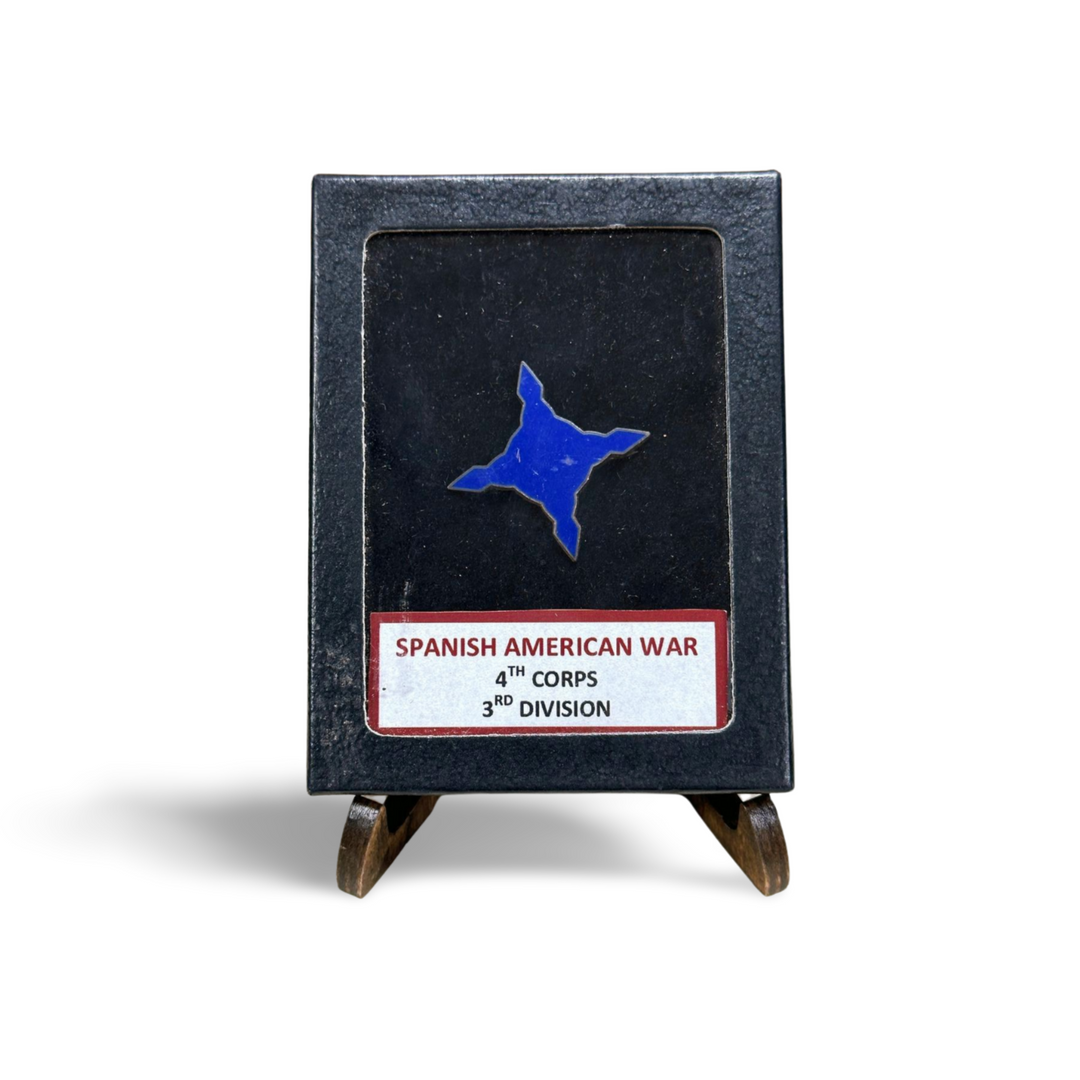 4th Corps 3rd Division Hat Pin (Spanish American War)