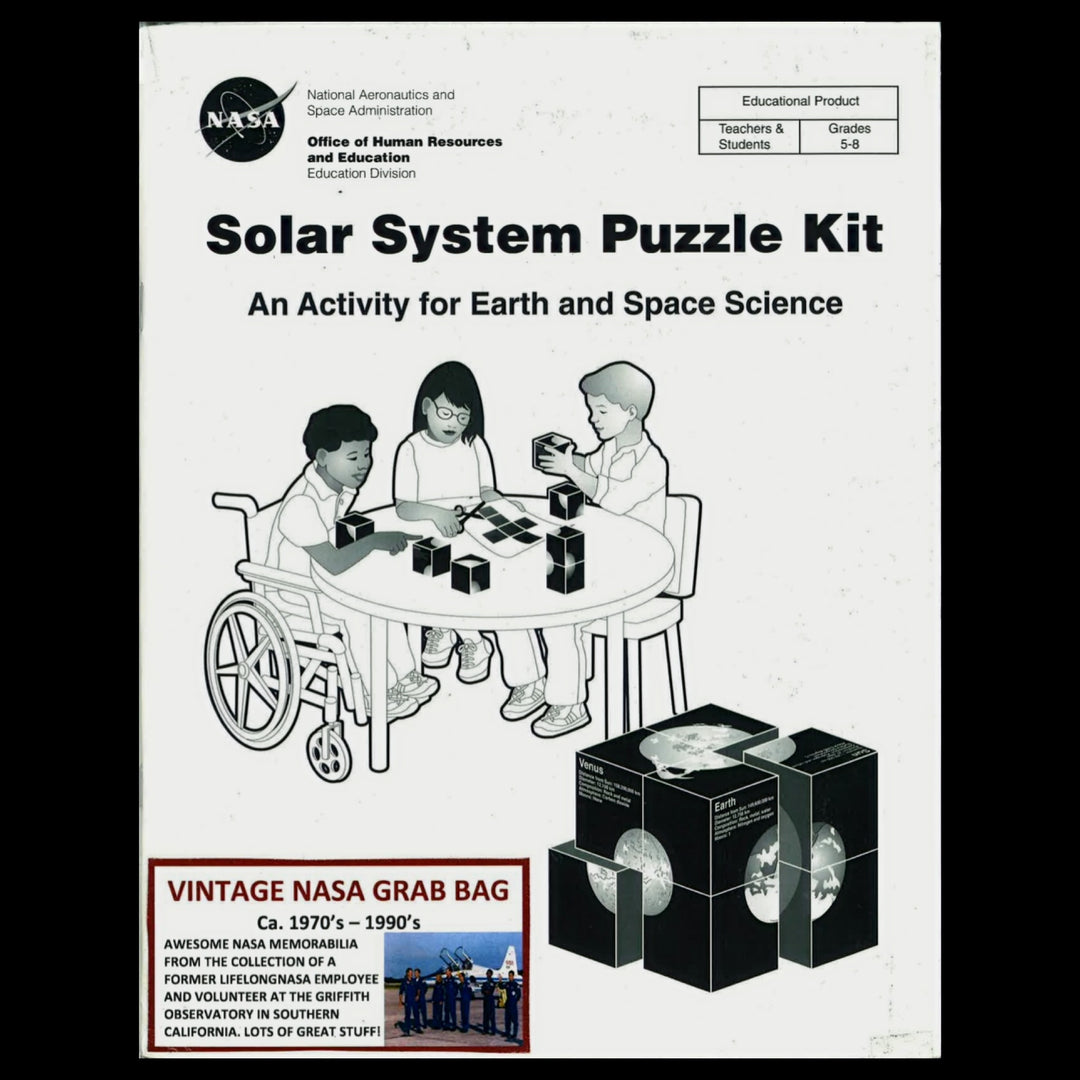Vintage NASA Solar System Puzzle Kit - 1970's / 1990's