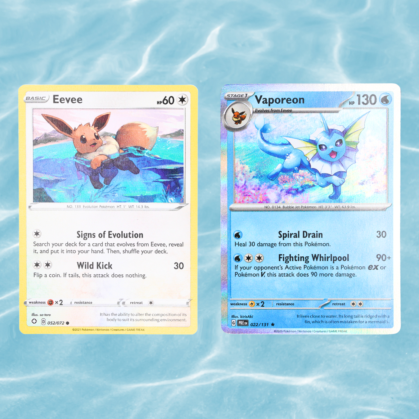 Vaporeon Pokémon Crystal Display