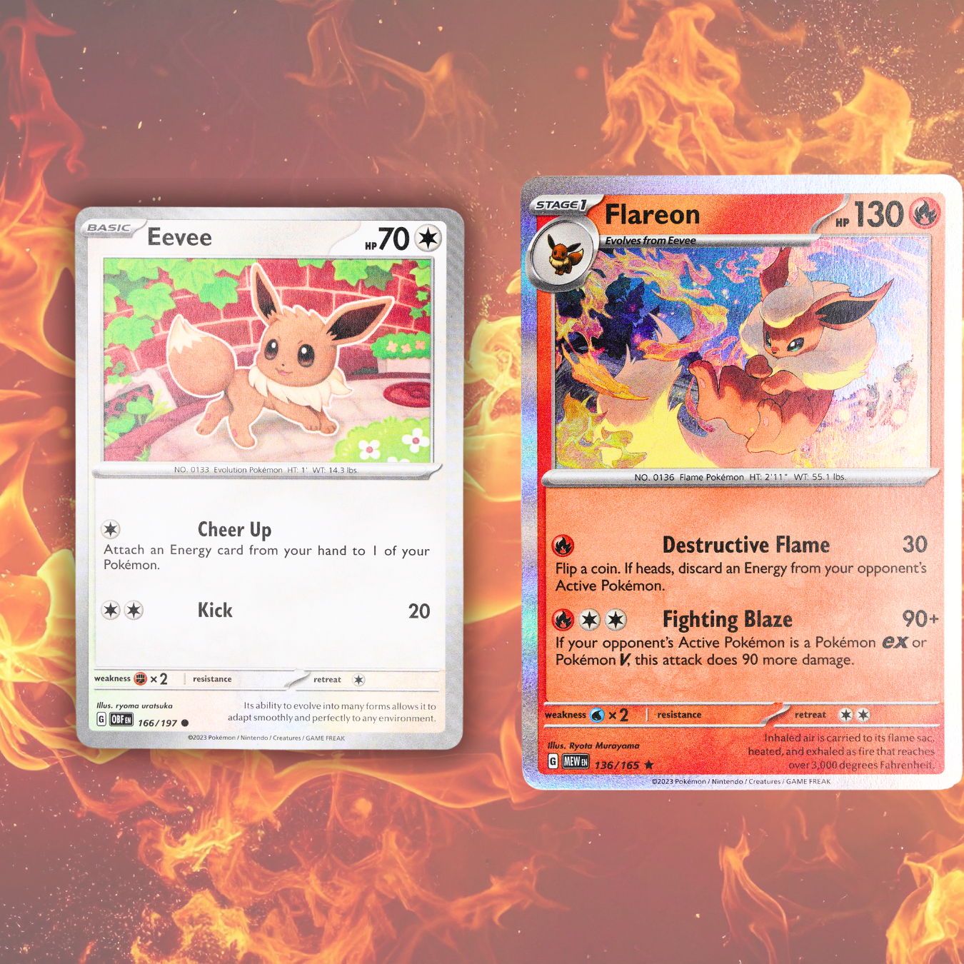 Pokemon Crystal Display - Flareon