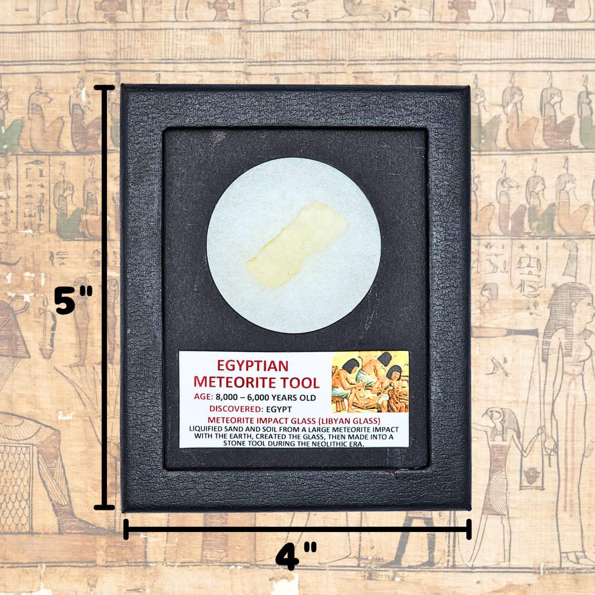 Neolithic Egyptian Meteorite Tool Display
