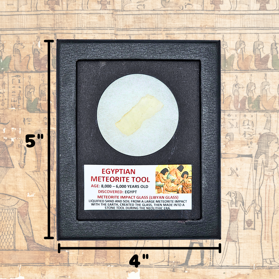 Neolithic Egyptian Meteorite Tool Display