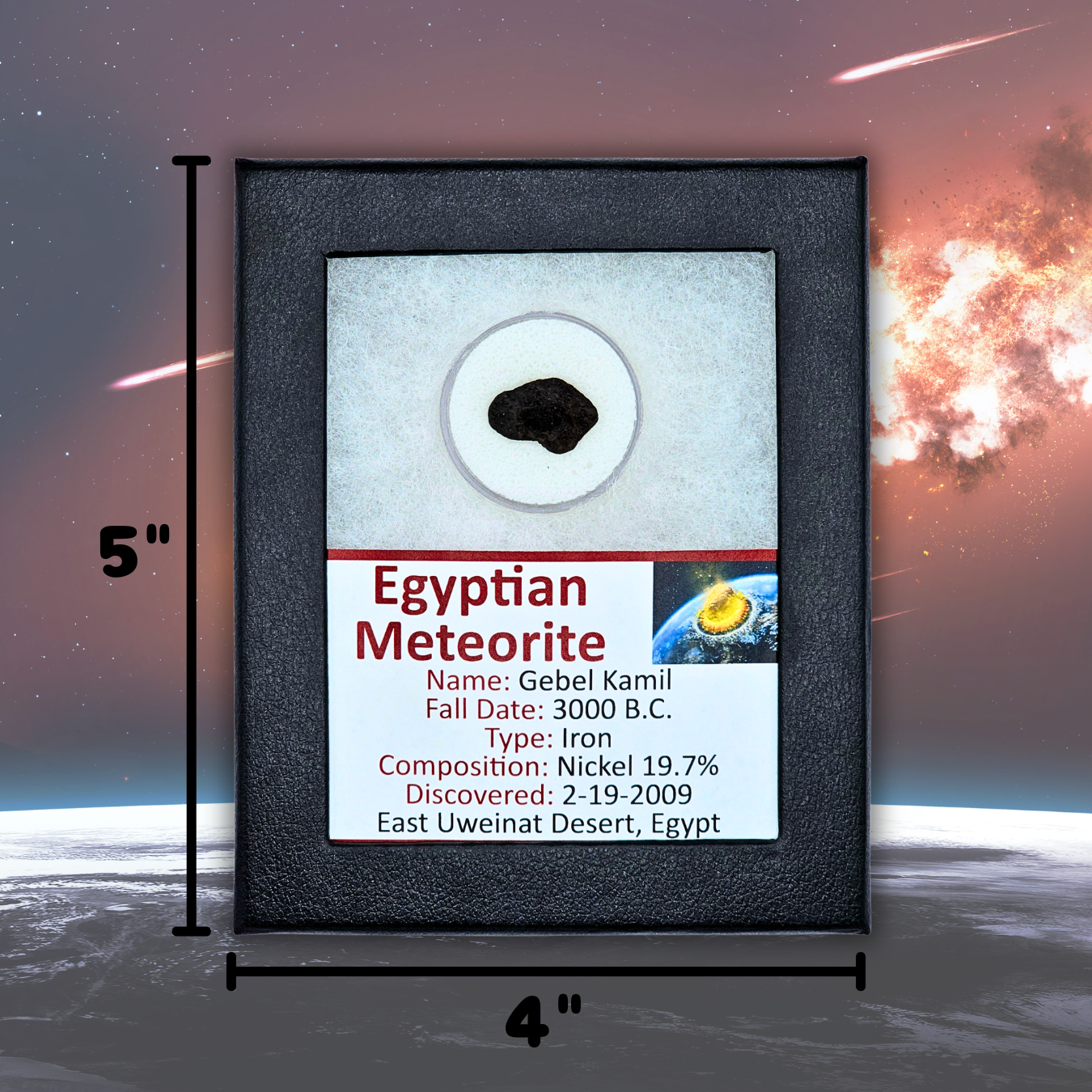 Egyptian Meteorite Display