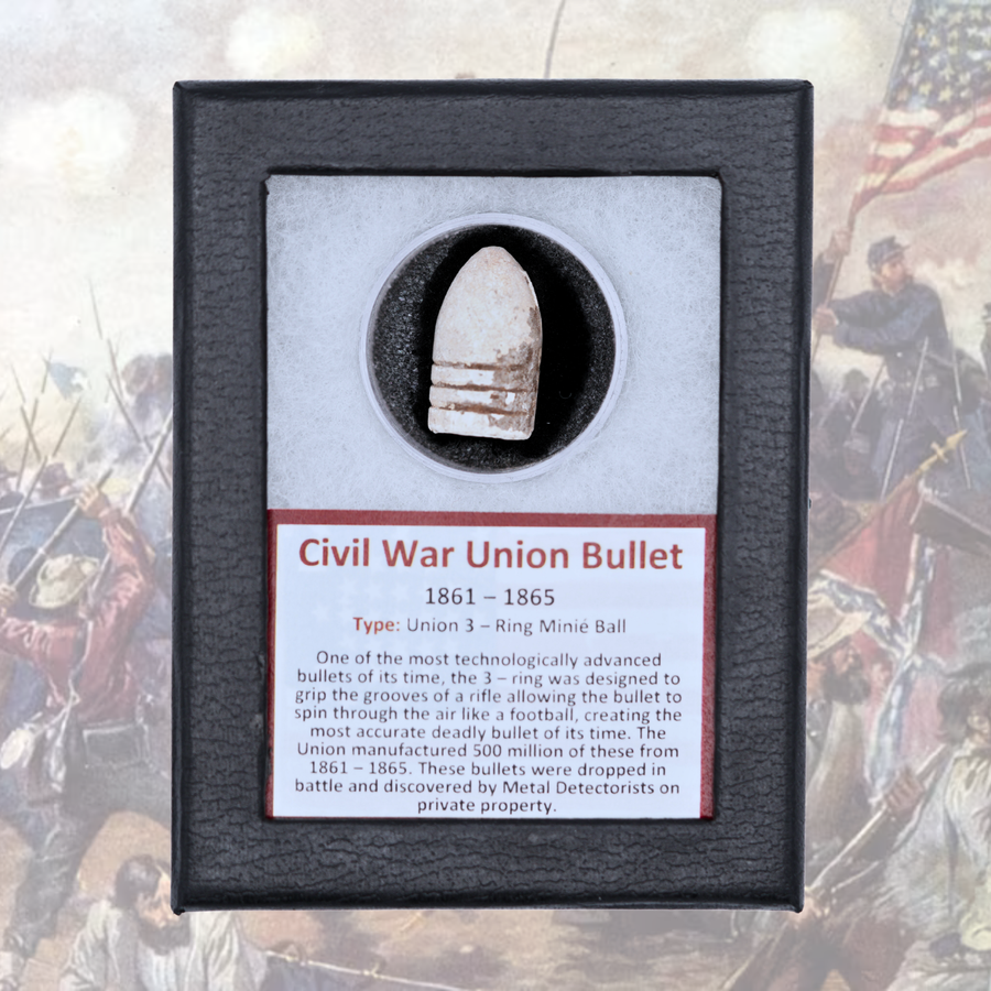 Civil War Union Bullet Display