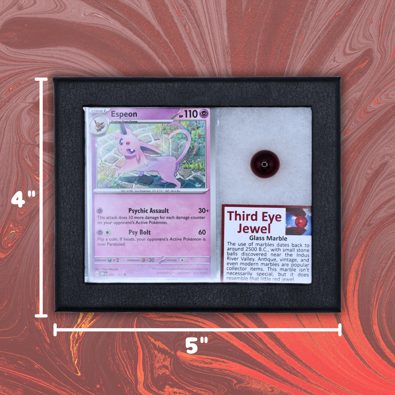 Pokémon Kristall Display – Psiana (Drittes Auge Juwel)