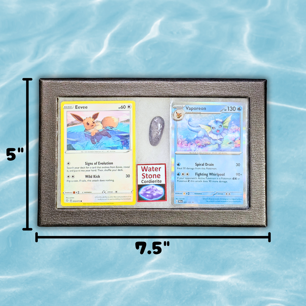 pokemon card display ideas Vaporeon Pokémon Crystal illustration-box Grab your most prized Ex pokemon cards for Cabago:Binder