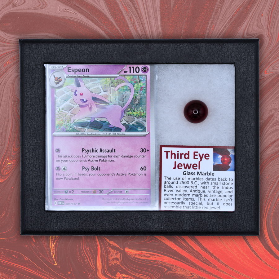 Pokémon Kristall Display – Psiana (Drittes Auge Juwel)