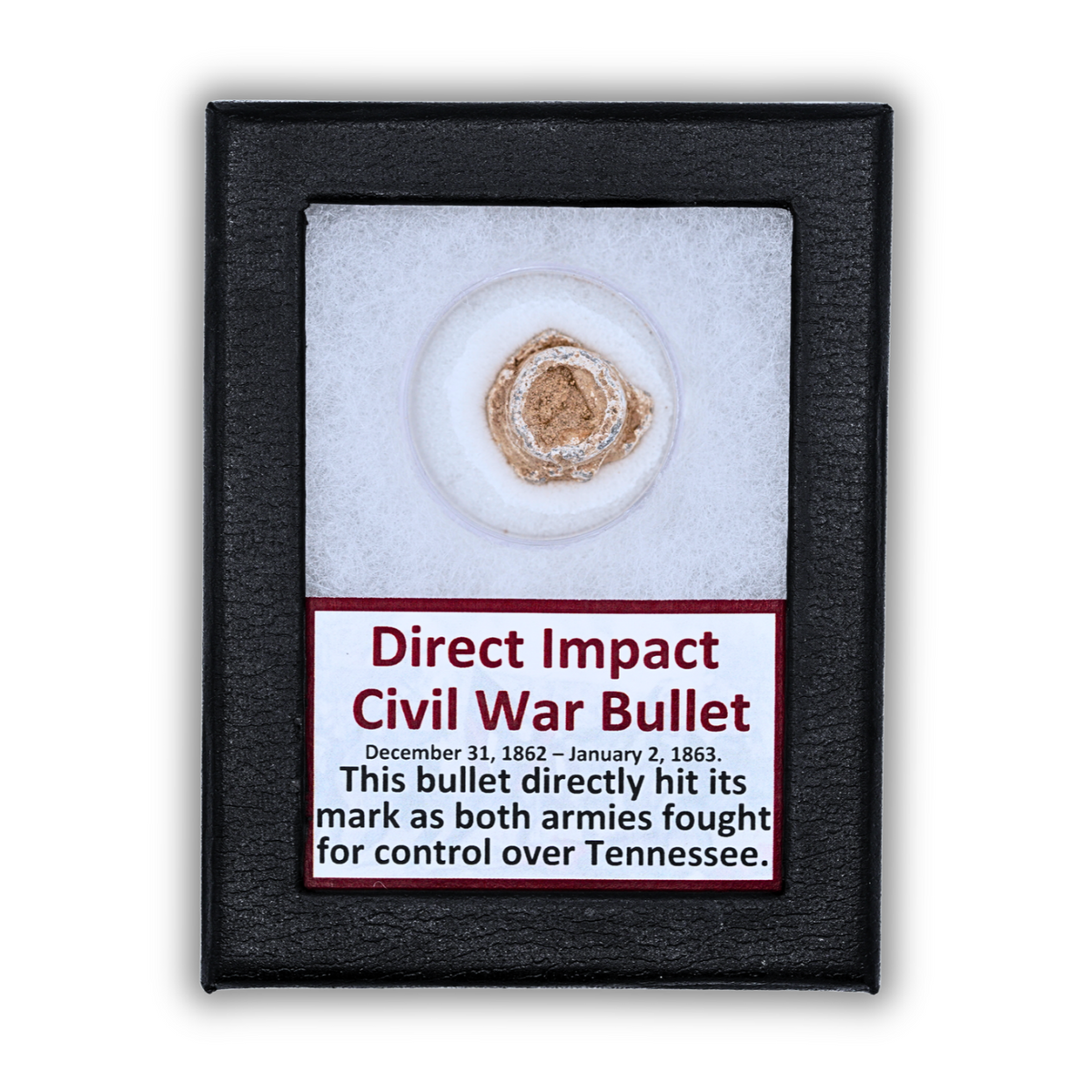 Direct Impact Civil War Bullet Display