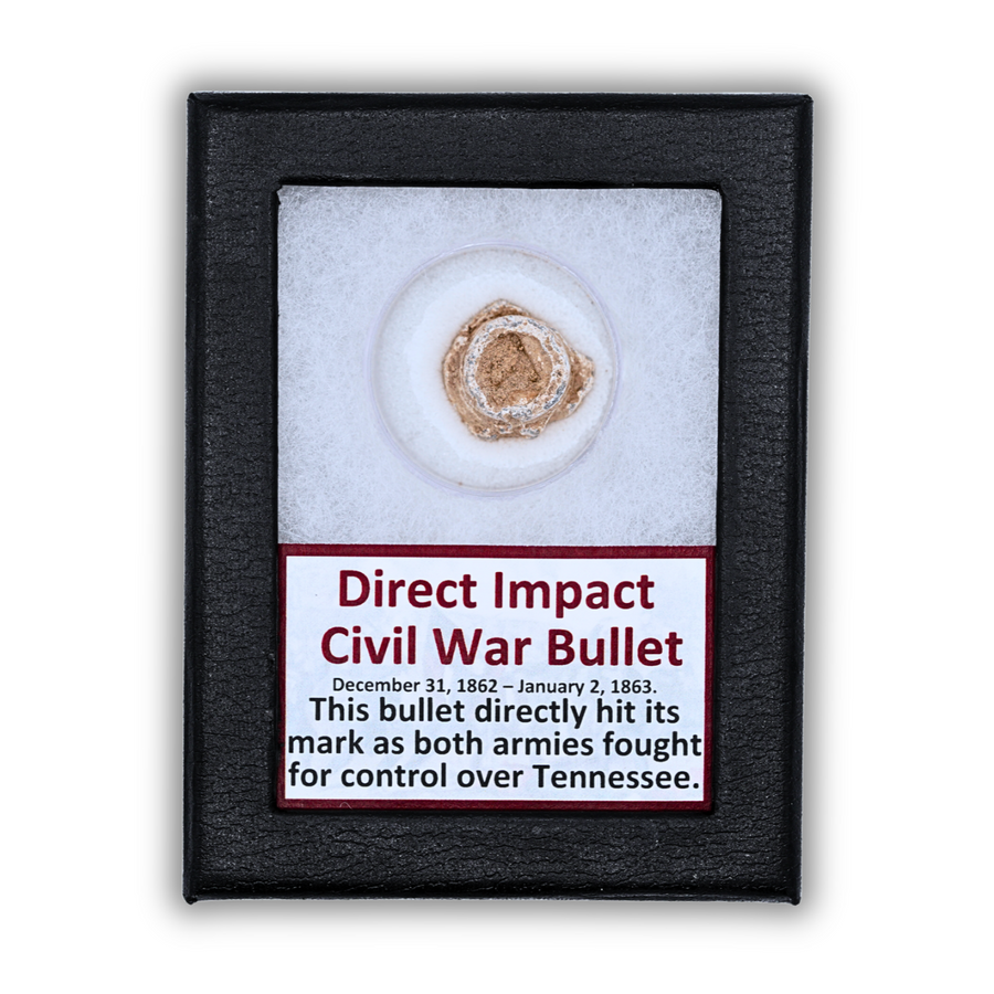 Direct Impact Civil War Bullet Display
