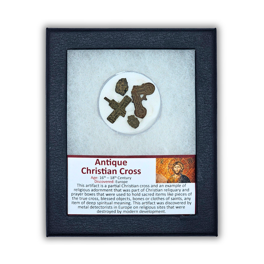 Antique Christian Cross Display