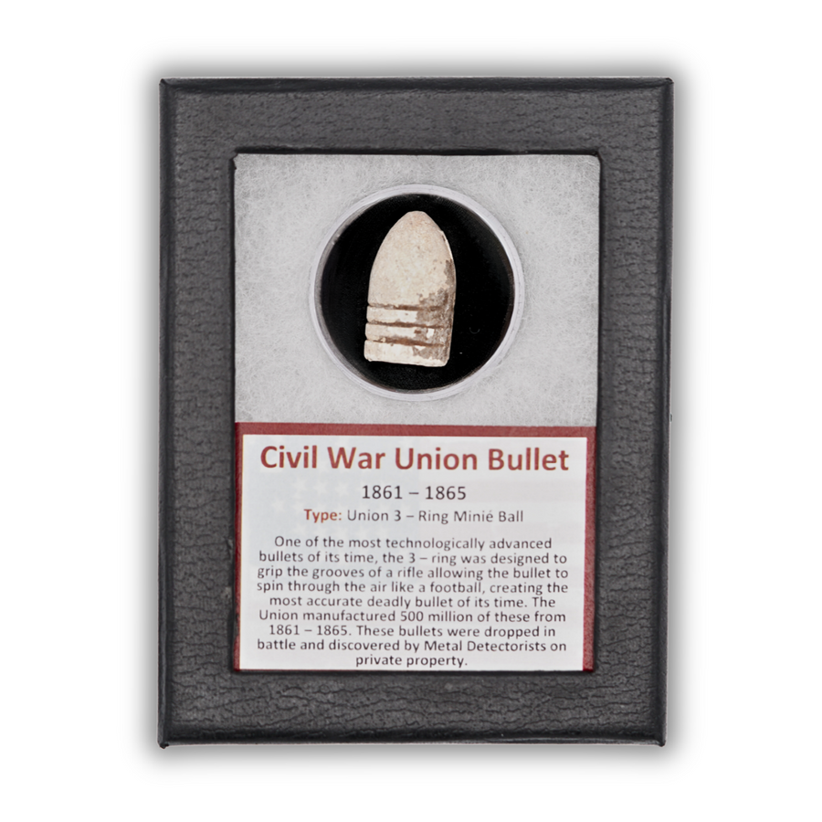 Civil War Union Bullet Display