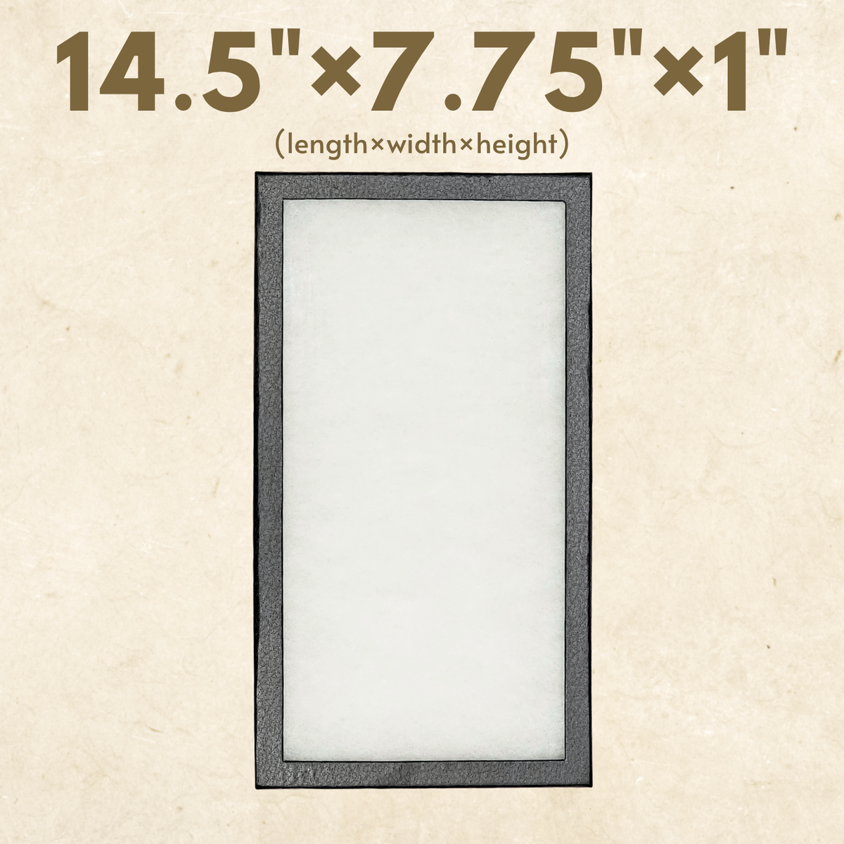Riker Display Case - 14.5" × 7.75" × 1" Glass Top Display Box