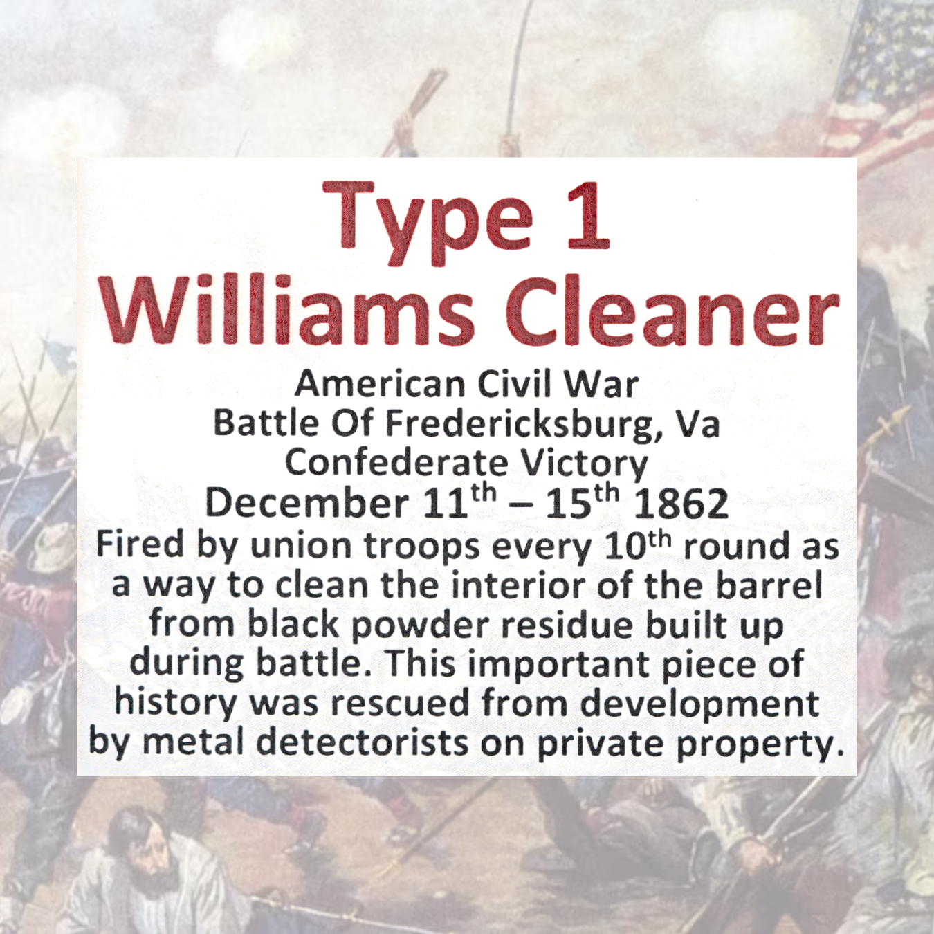 Type 1 Williams Cleaner