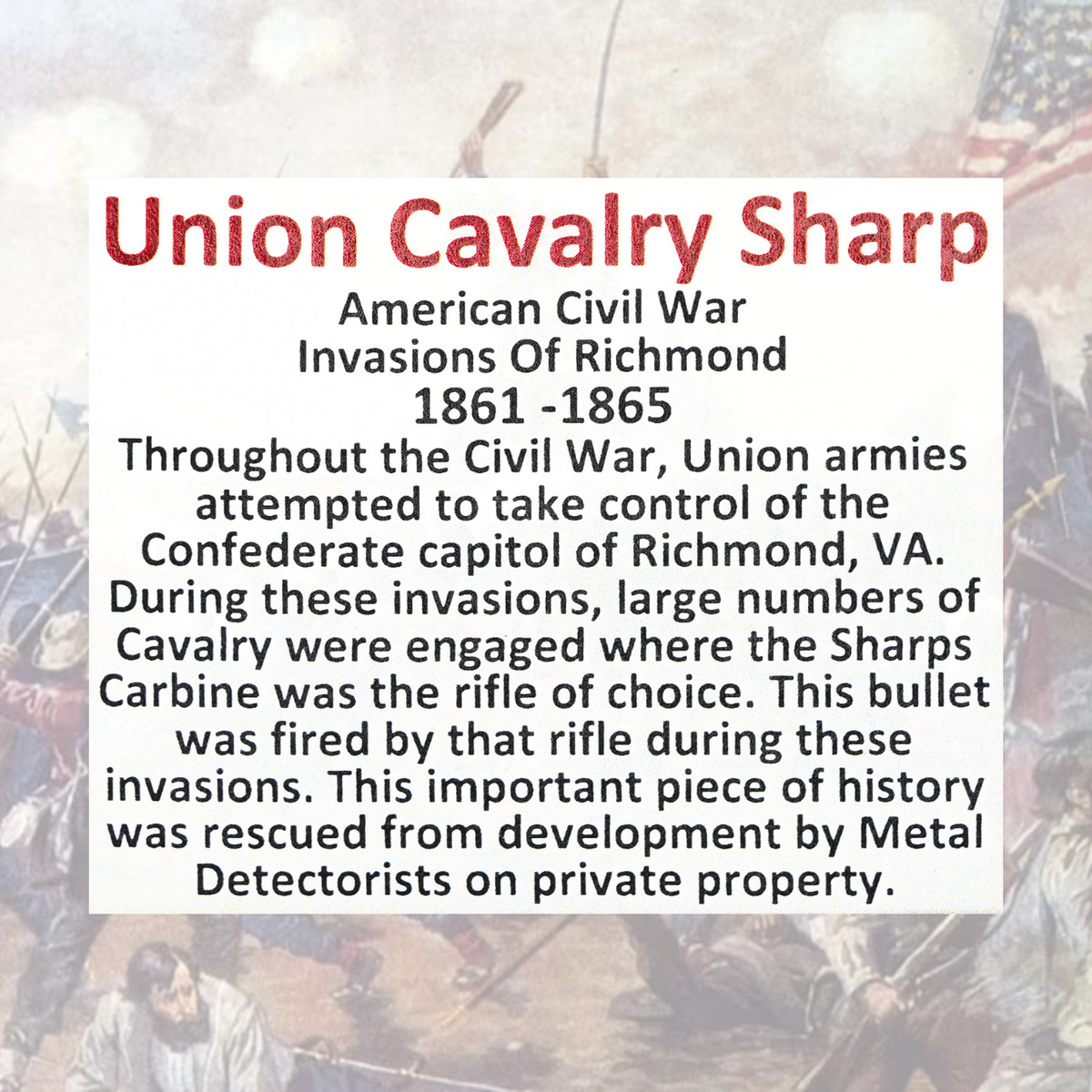 Union Cavalry Sharp Display
