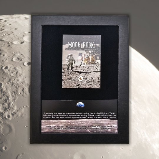 Authentic Moon Rock Display