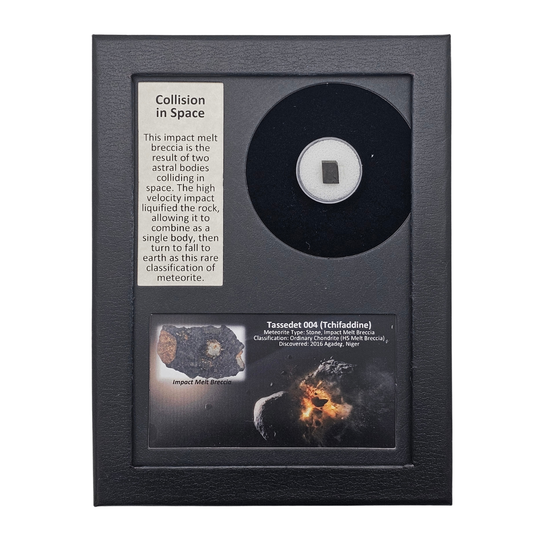 Collision in Space Meteorite Display
