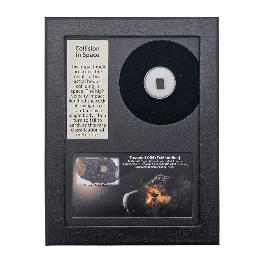Collision in Space Meteorite Display