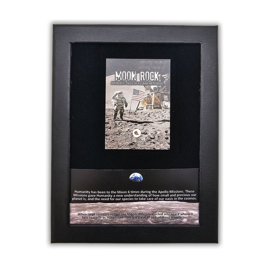 Authentic Moon Rock Display