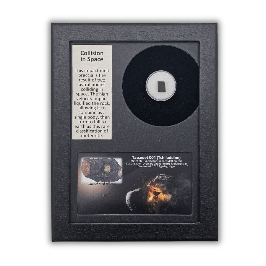 Collision in Space Meteorite Display