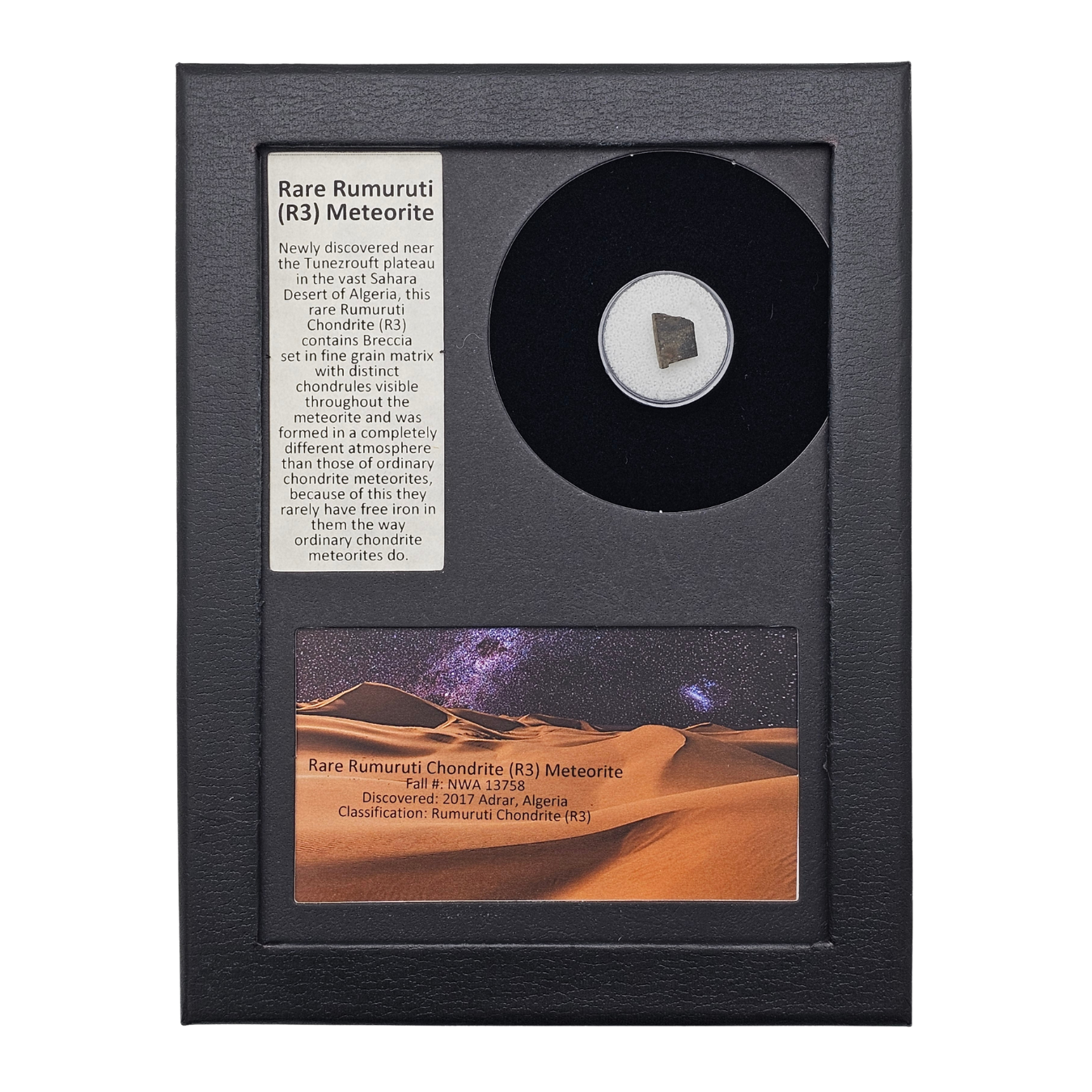 Rumuruti (R3) Meteorite Display Frame