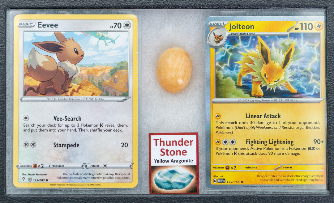 Blitza Pokémon Kristall Display