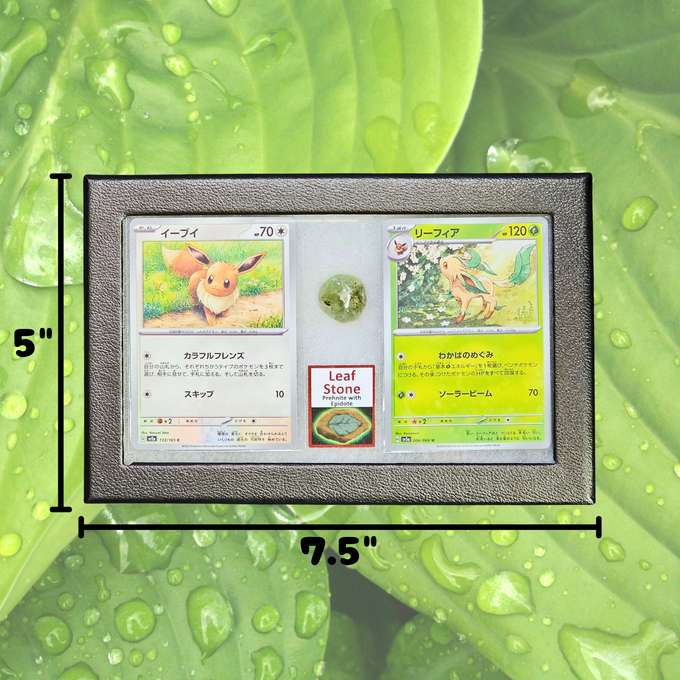 Leafeon Pokémon Kristall-Display