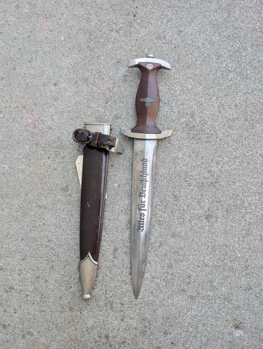 German SA Model 1933 Service Dagger with Scabbard and Hanger