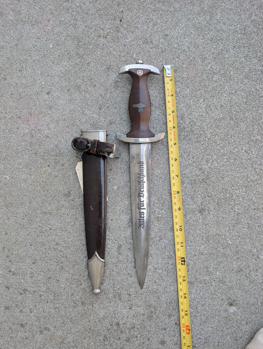 German SA Model 1933 Service Dagger with Scabbard and Hanger