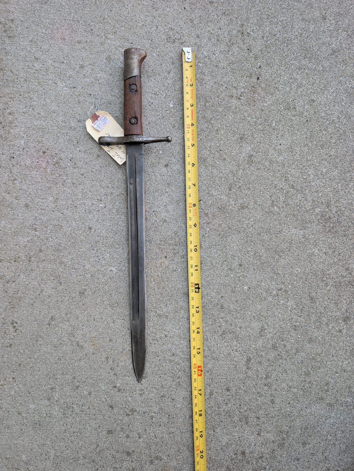 Italian Model 1891 Carcano Sword Bayonet