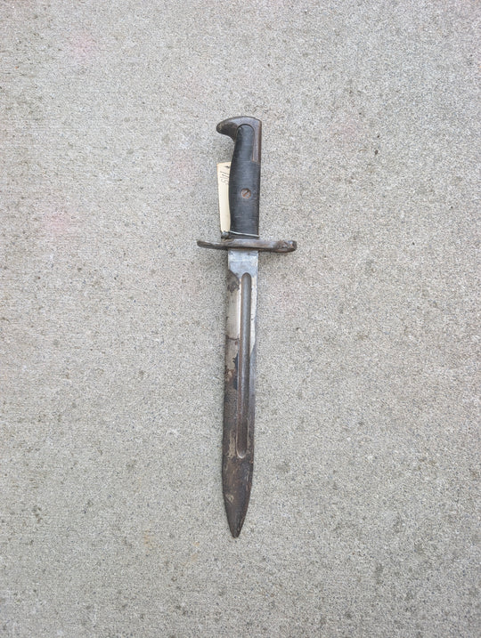 WWII-Era U.S. Garand Bayonet, Shortened or Modified Pattern – No Scabbard