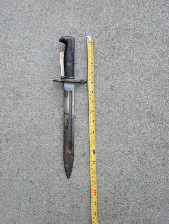 WWII-Era U.S. Garand Bayonet, Shortened or Modified Pattern – No Scabbard