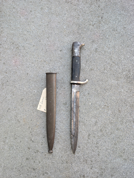 WWII-Era German KS98 Dress or Parade Bayonet with Scabbard