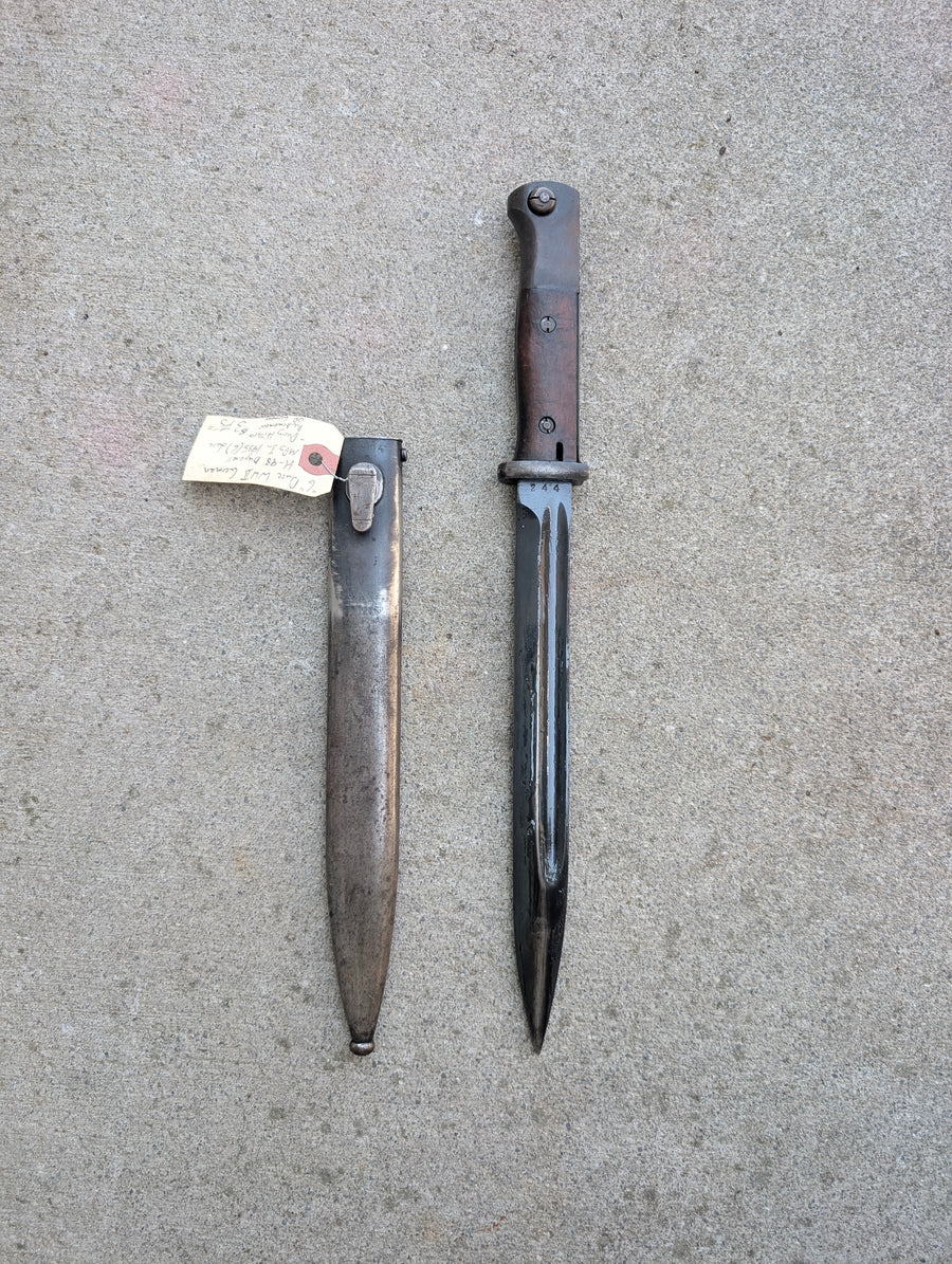 1935 German “G-Date” S84/98 III K98 Bayonet with Scabbard
