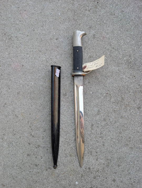 WWII-Era German KS98 Dress Bayonet with Scabbard