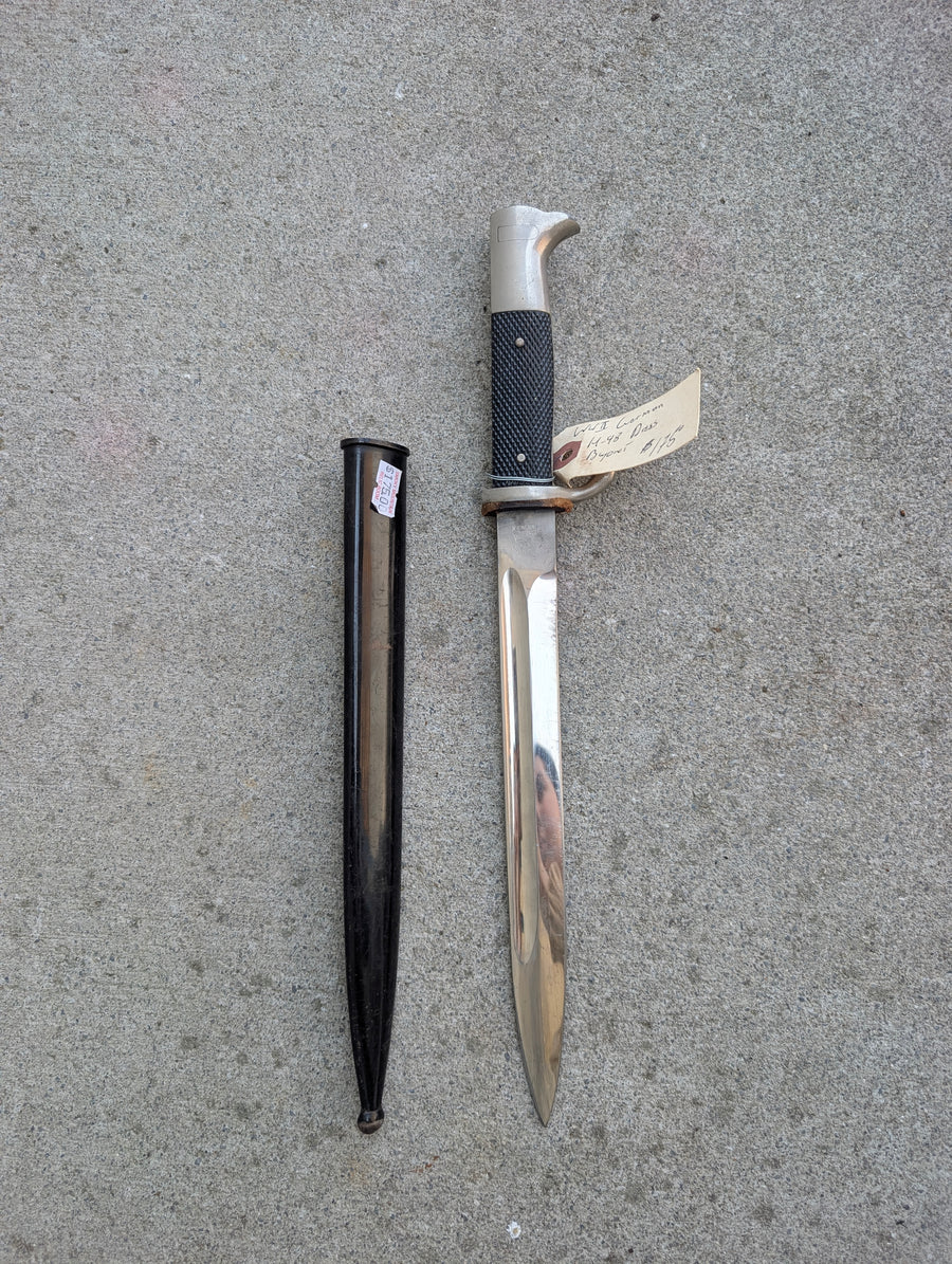 WWII-Era German KS98 Dress Bayonet with Scabbard
