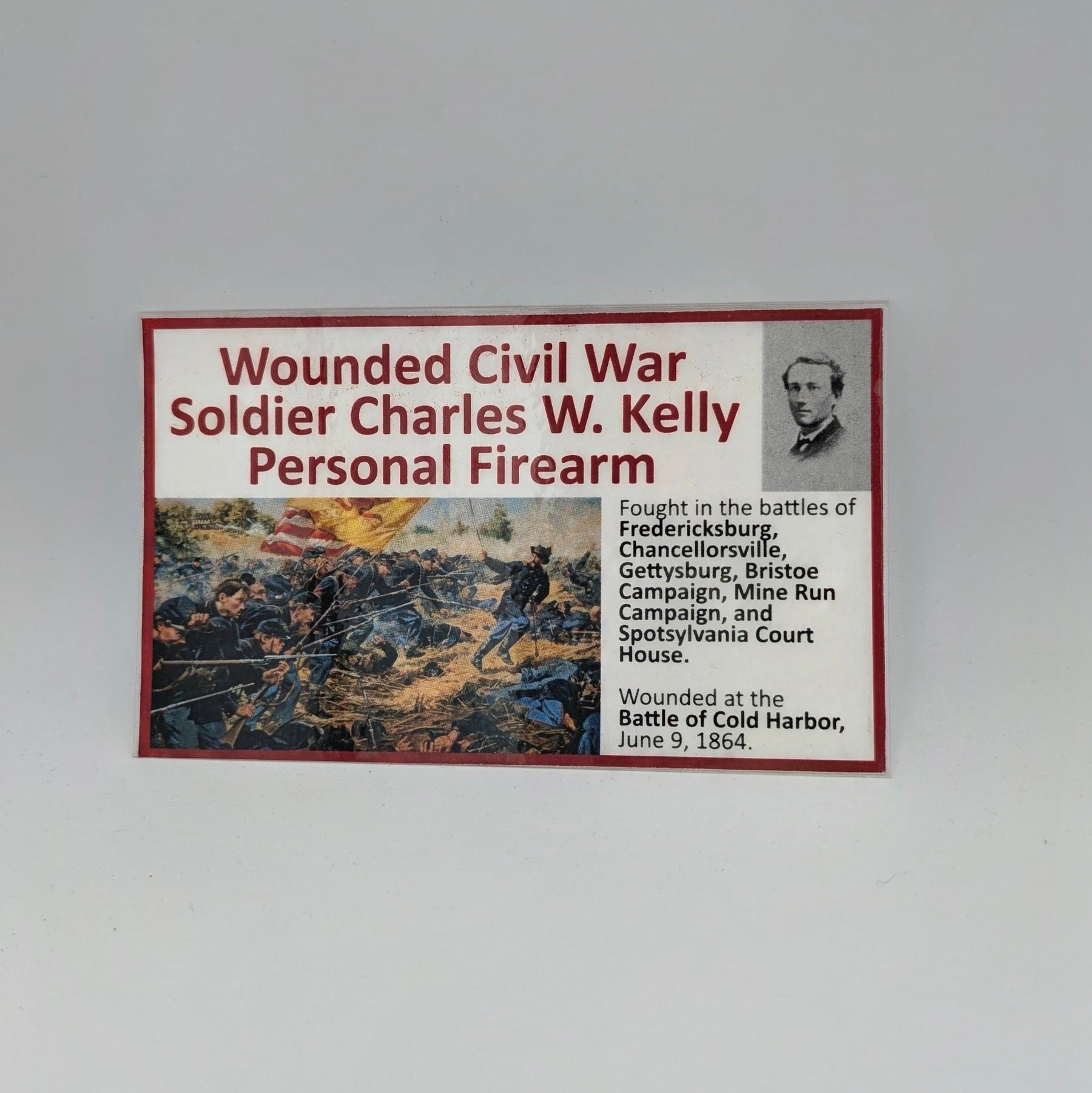 Civil War Percussion Revolver of Wounded Union Soldier Charles W. Kelly, With Research