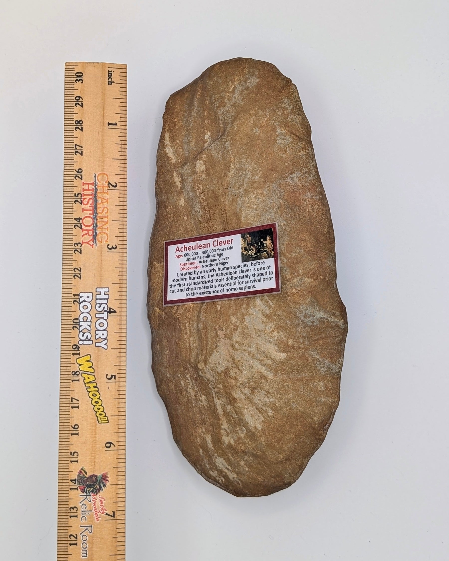 Acheulean Stone Cleaver – Northern Niger – 600,000–400,000 Years Old