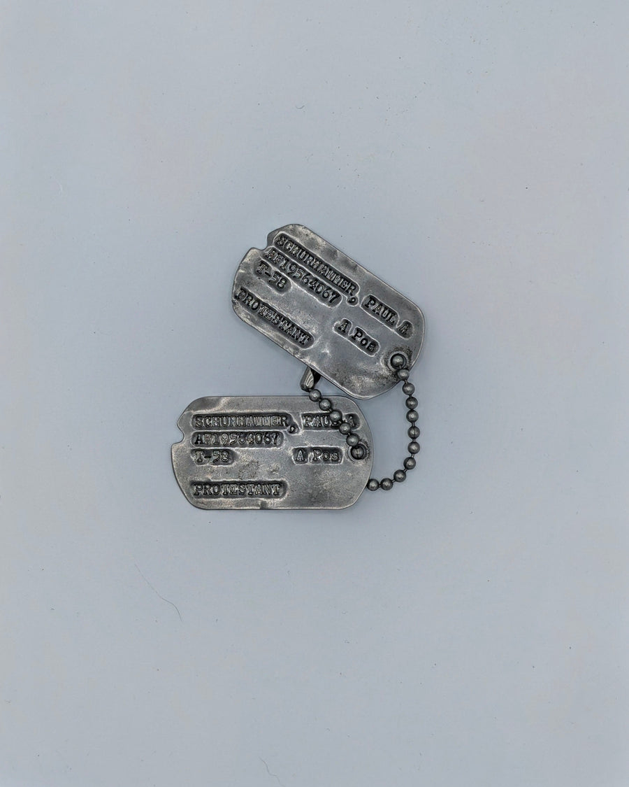 Korean War–Era U.S. Air Force Dog Tags – Matched Pair