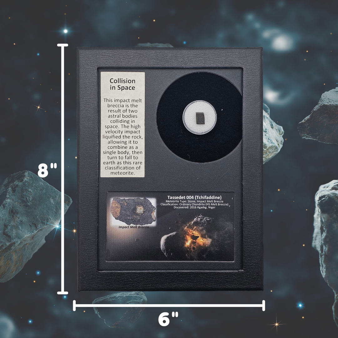 Collision in Space Meteorite Display