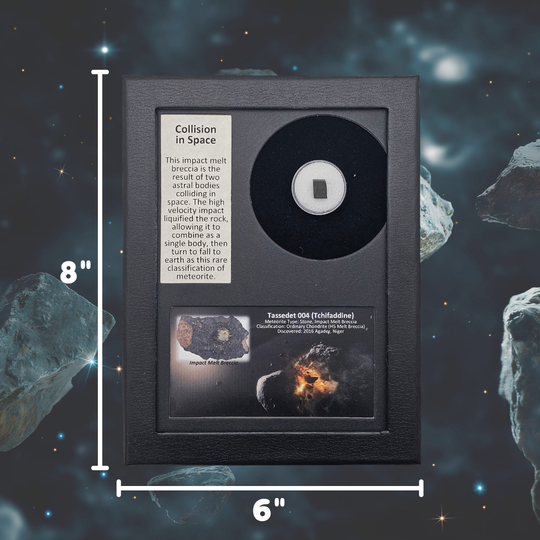 Collision in Space Meteorite Display