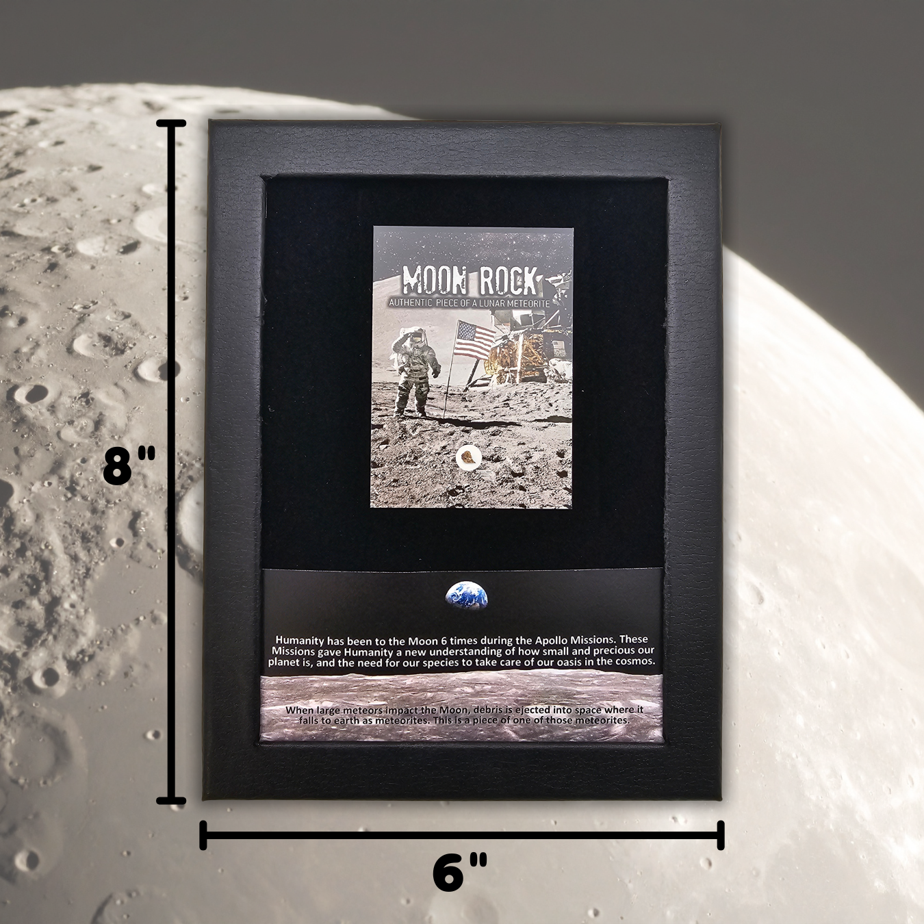 Authentic Moon Rock Display
