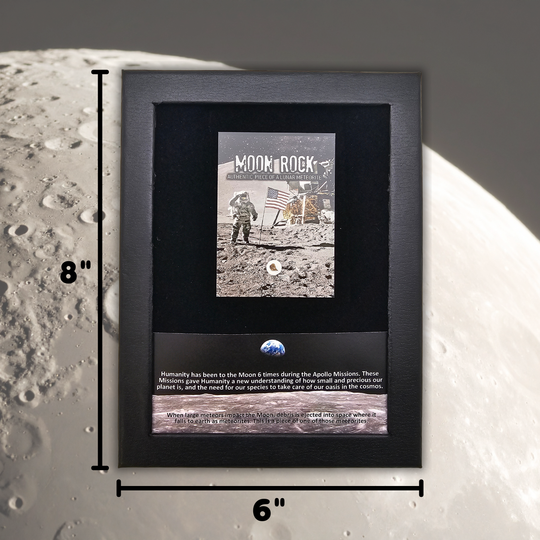 Authentic Moon Rock Display
