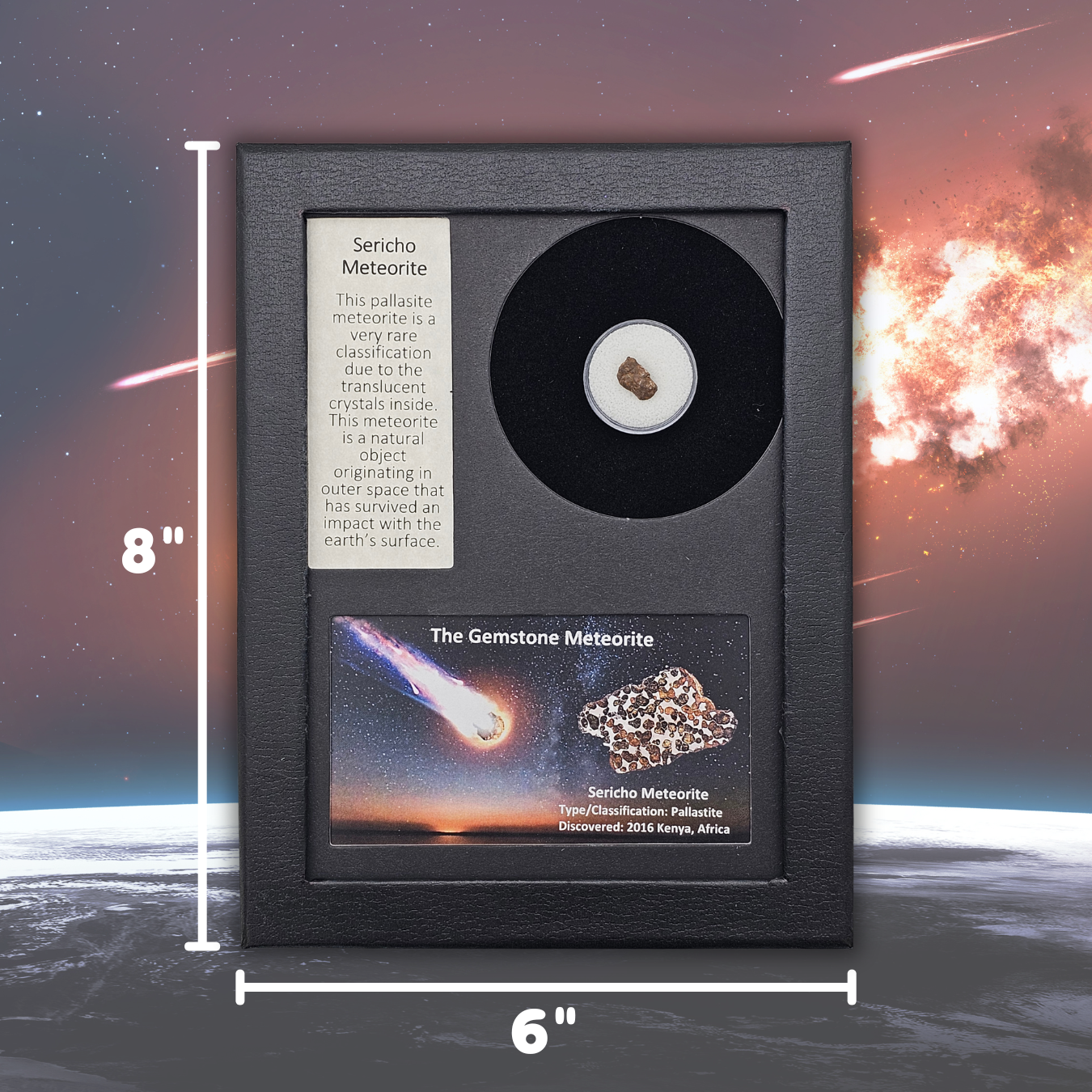 Sericho Pallasit Meteoritenausstellung