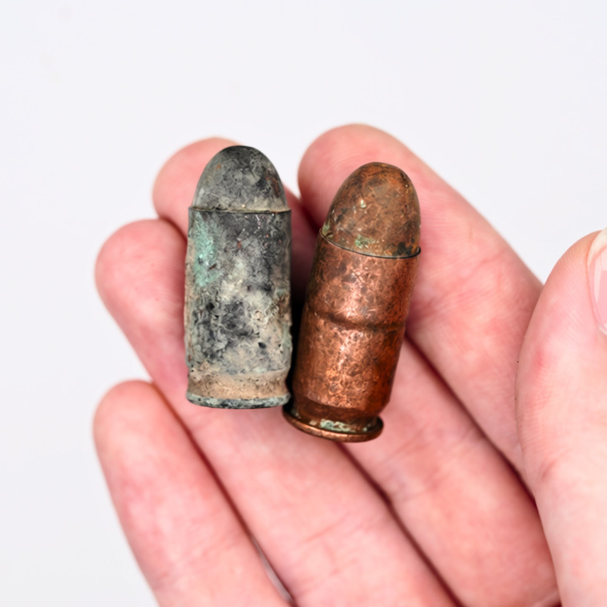 WWI U.S. M1911 .45 Dropped Ammo Display