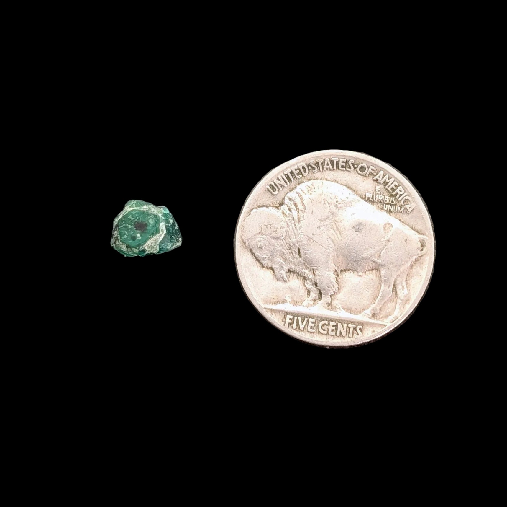 0.25" Spanish Shipwreck Emerald (Uncut) – Nuestra Señora de las Maravillas, 1656