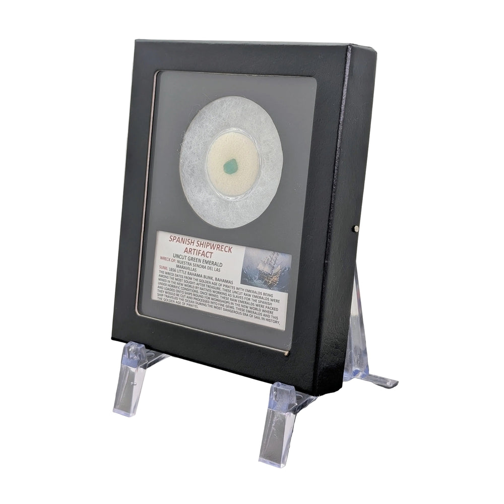 Maravillas-Schiffswrack-Smaragd – Hellgrüner ungeschliffener Kristall (1656)