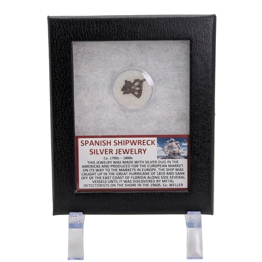 Spanish Shipwreck Silver Jewelry Fragment (c. 1700s–1800s